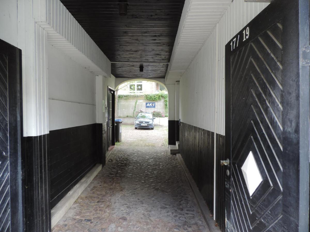Ferienwohnung Kapitainskoje direkt am Hafen Flensburgs Exterior foto