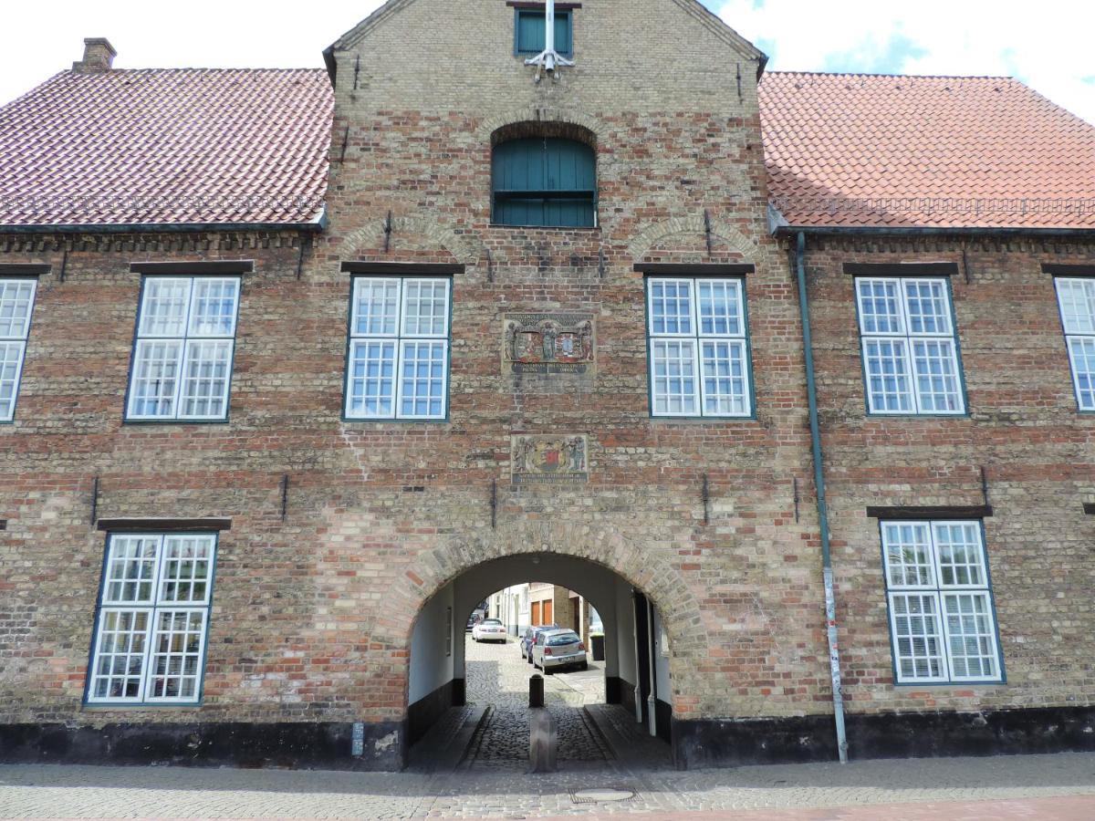 Ferienwohnung Kapitainskoje direkt am Hafen Flensburgs Exterior foto