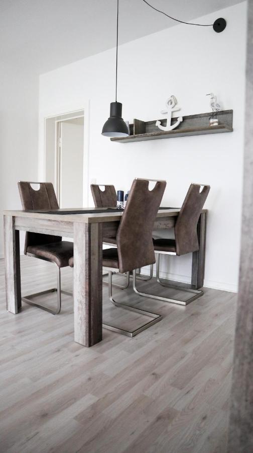 Ferienwohnung Kapitainskoje direkt am Hafen Flensburgs Exterior foto